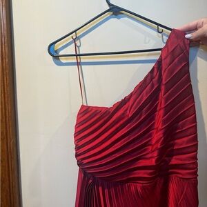 Red One Shoulder A&F Dress (Brand New)